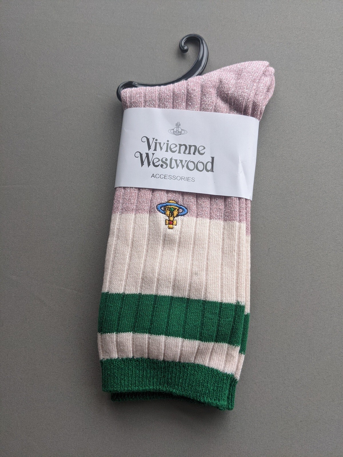 Vivienne Westwood Cotton Crew Socks - Unisex 🎅 FREE UK P&P for 5