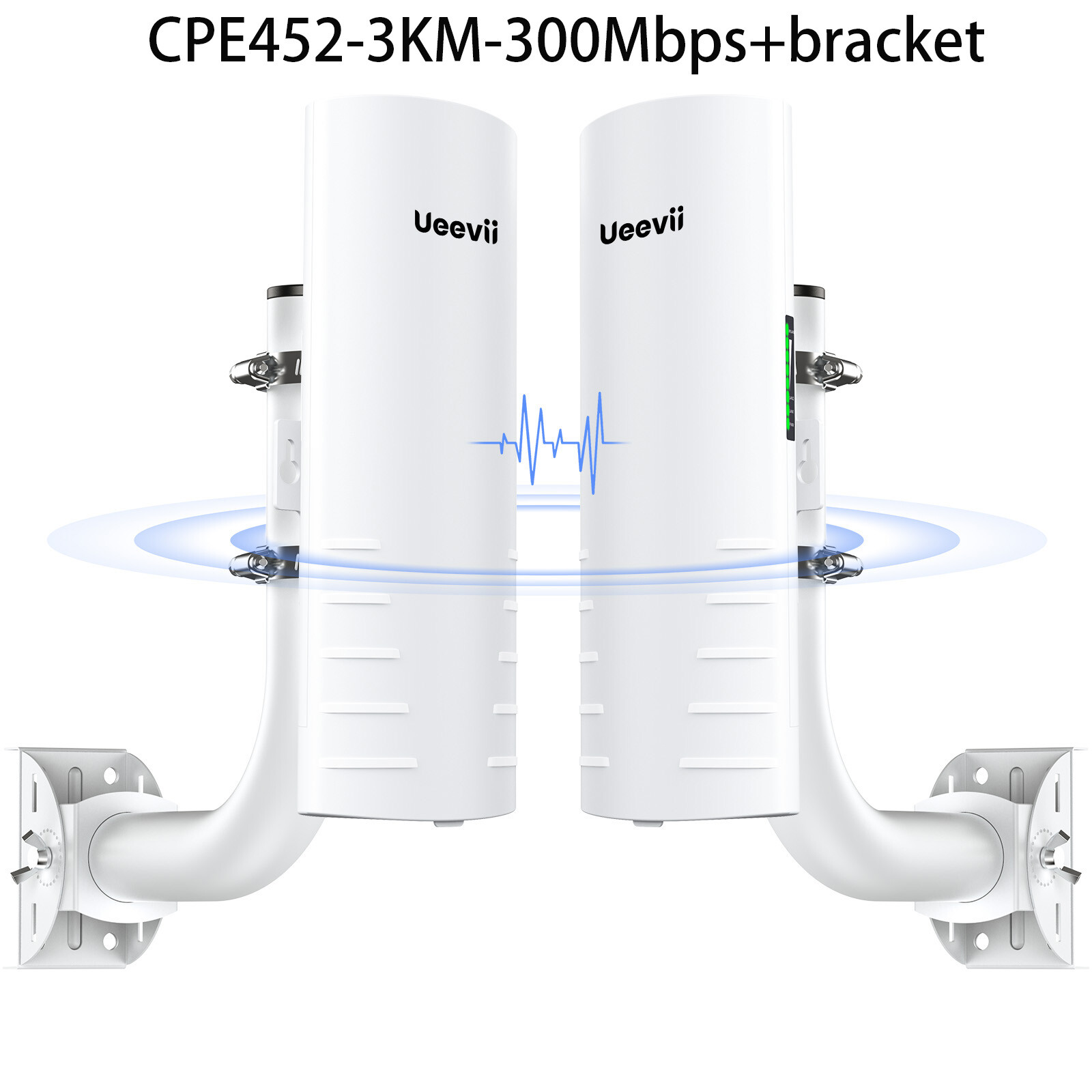 Wireless Bridge Outdoor with 2 Bracket UeeVii CPE452 Point to Point Long Range