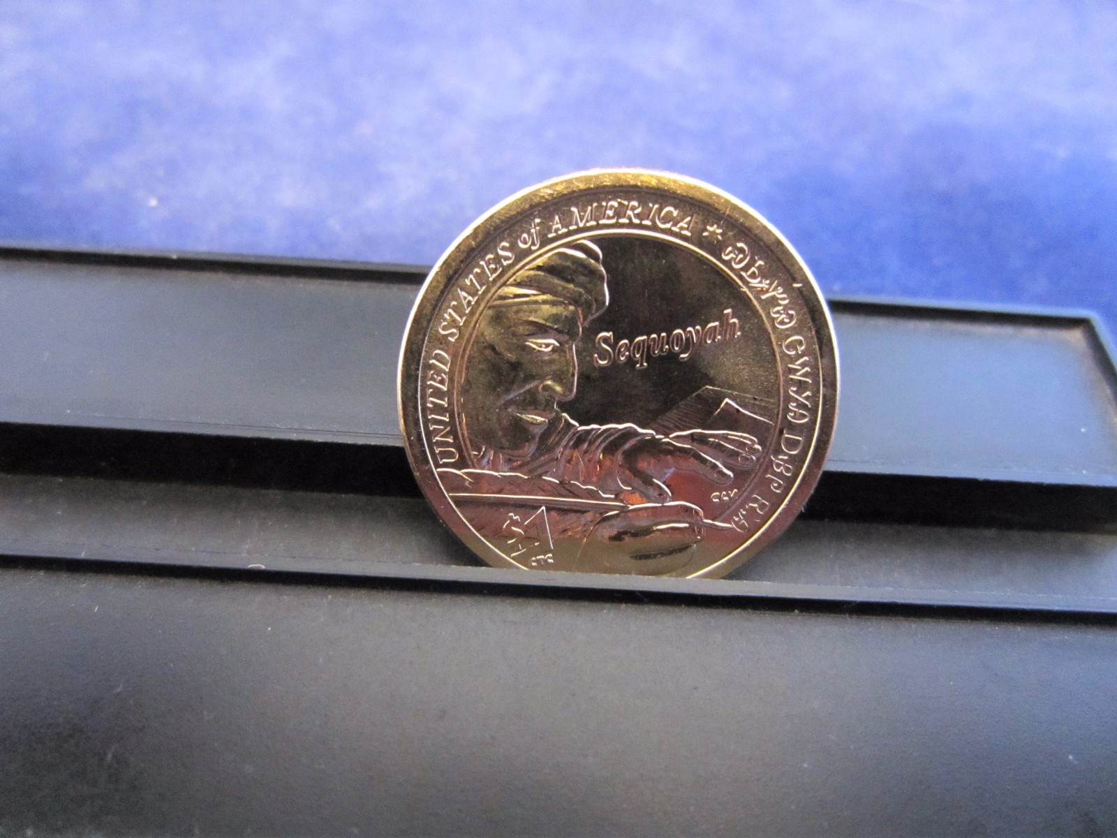 2017-D Native American Dollar Sacagawea  SEQUOYAH CHEROKEE SYLLABARY  MS-UNC BU
