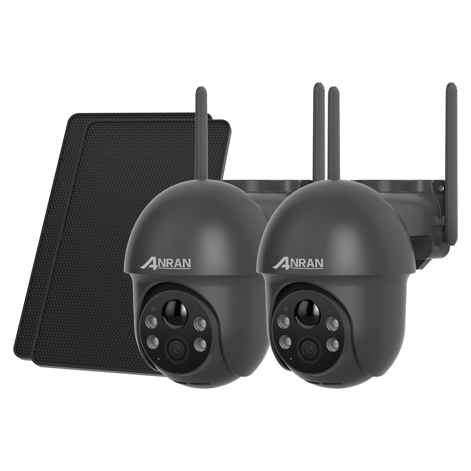 ANRAN Solar Battery Wifi Outdoor Pan/Tilt Home Security Cameras System Wireless