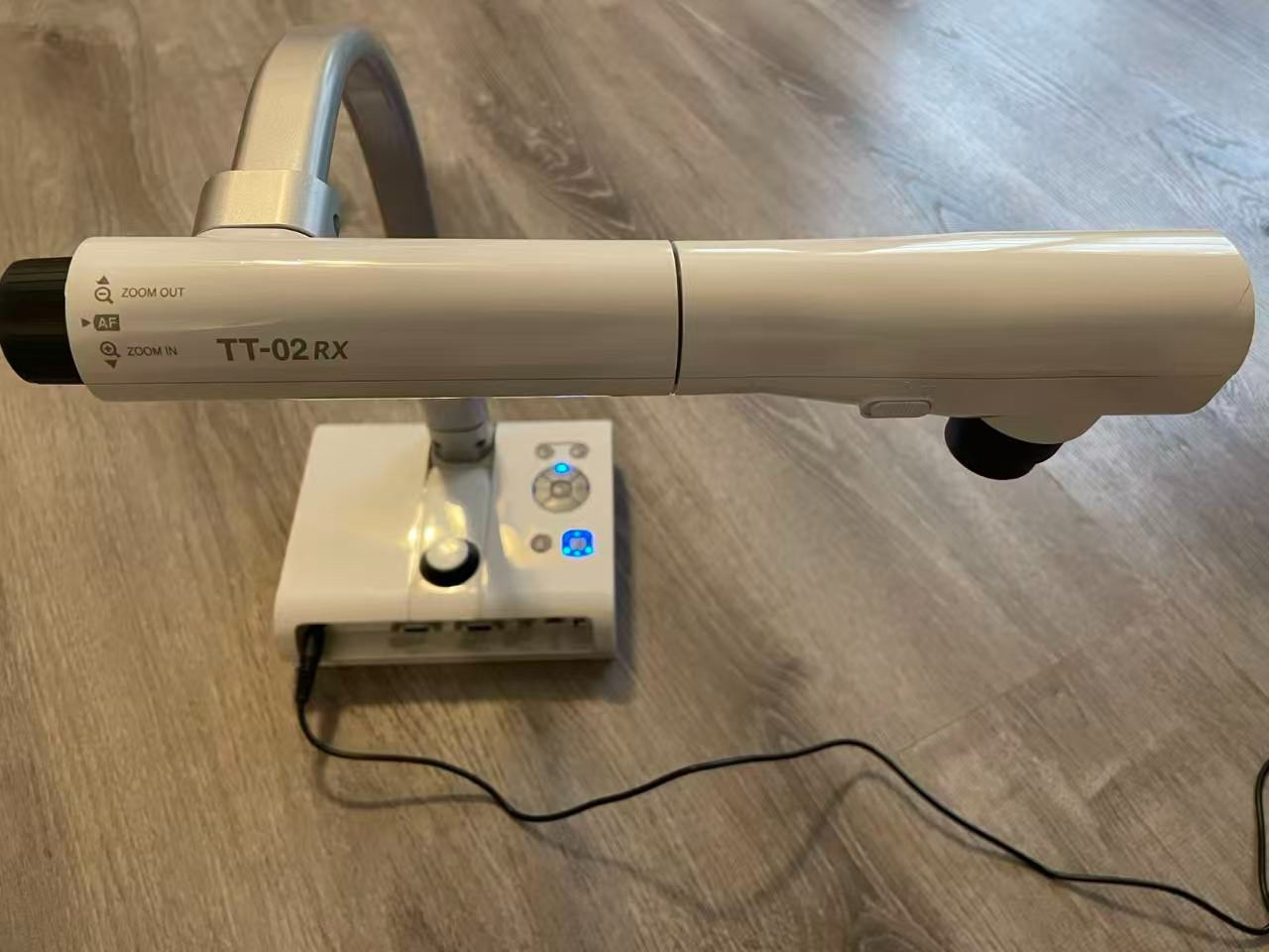 ELMO TT-02RX Document Camera Visual Presenter 5.2x Zoom Tested Working READ