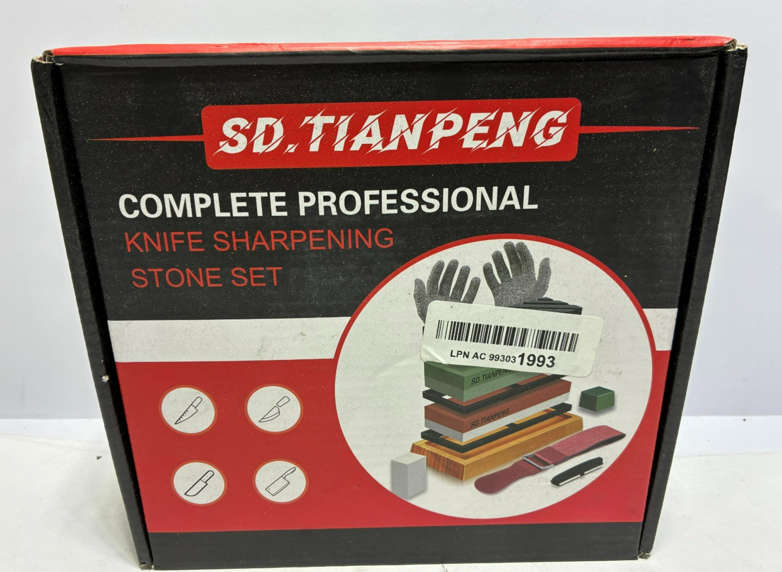 SD.TIANPENG Complete Professional Knife Sharpening Stone Set