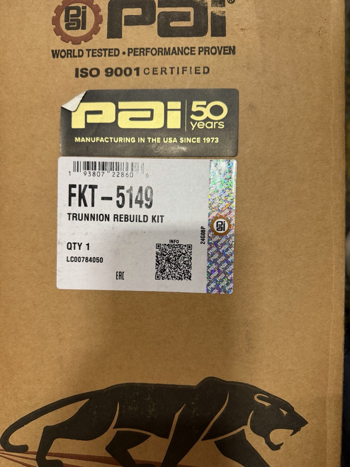 PAI FKT-5149 Trunnion Kit