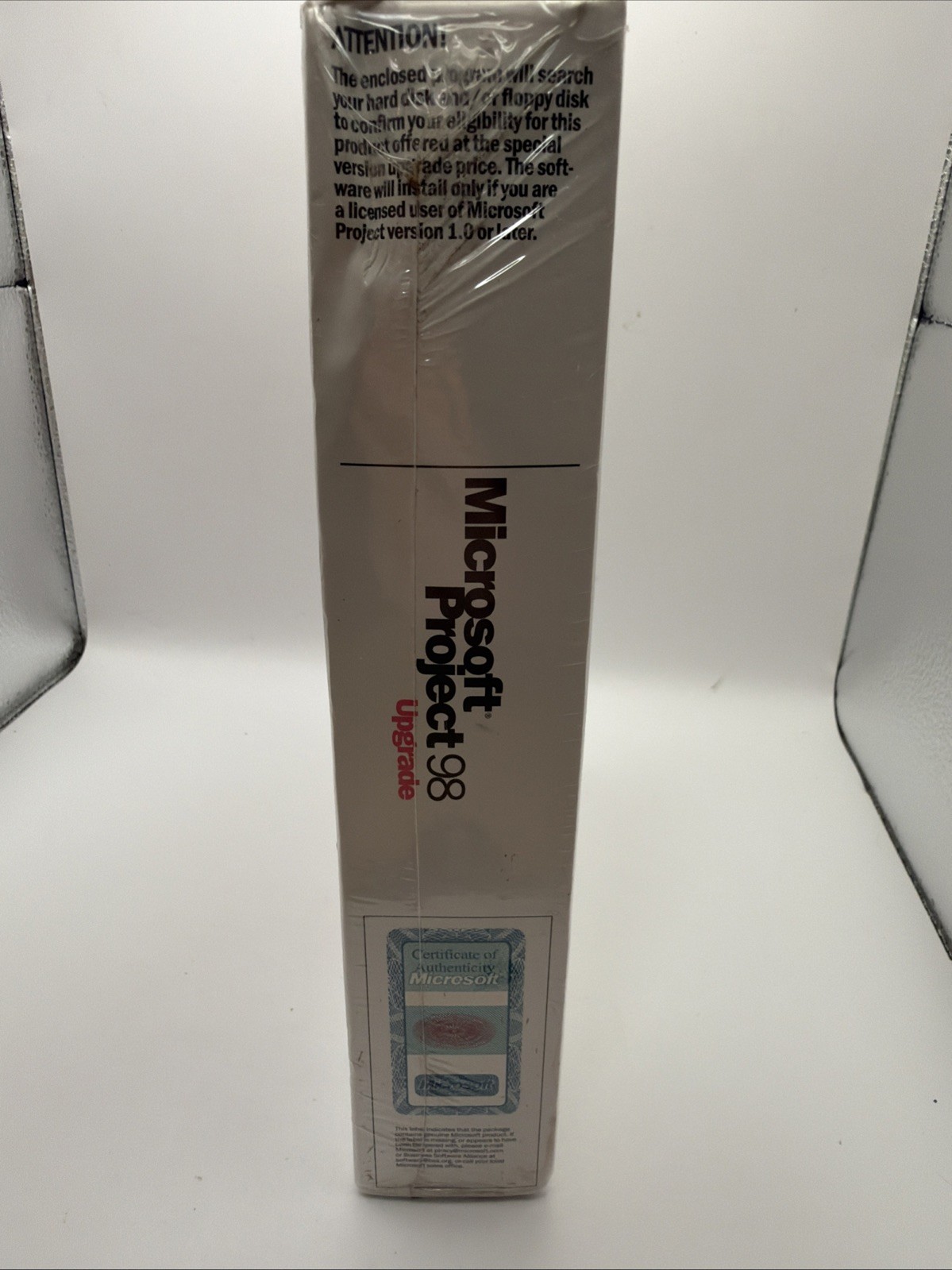 Microsoft Project 98 Upgrade - Project Management Software Brand New Sealed