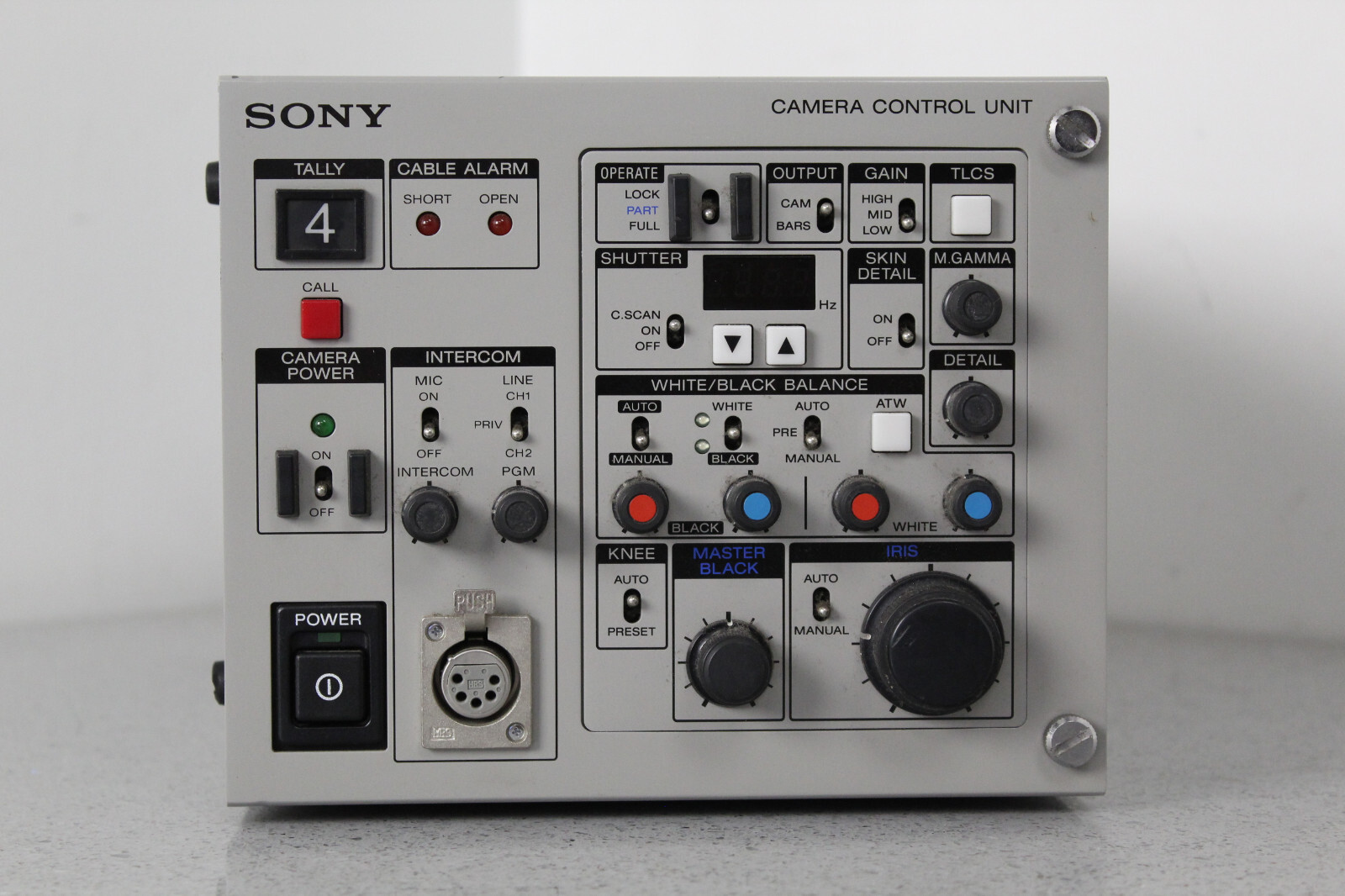 Sony CCU-TX7 SDI Triax Camera Control Unit Fully Tested