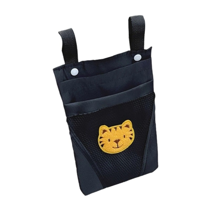 Spacious Organiser Bag For Tricycles Easy Attach Detach Multiple Compartment