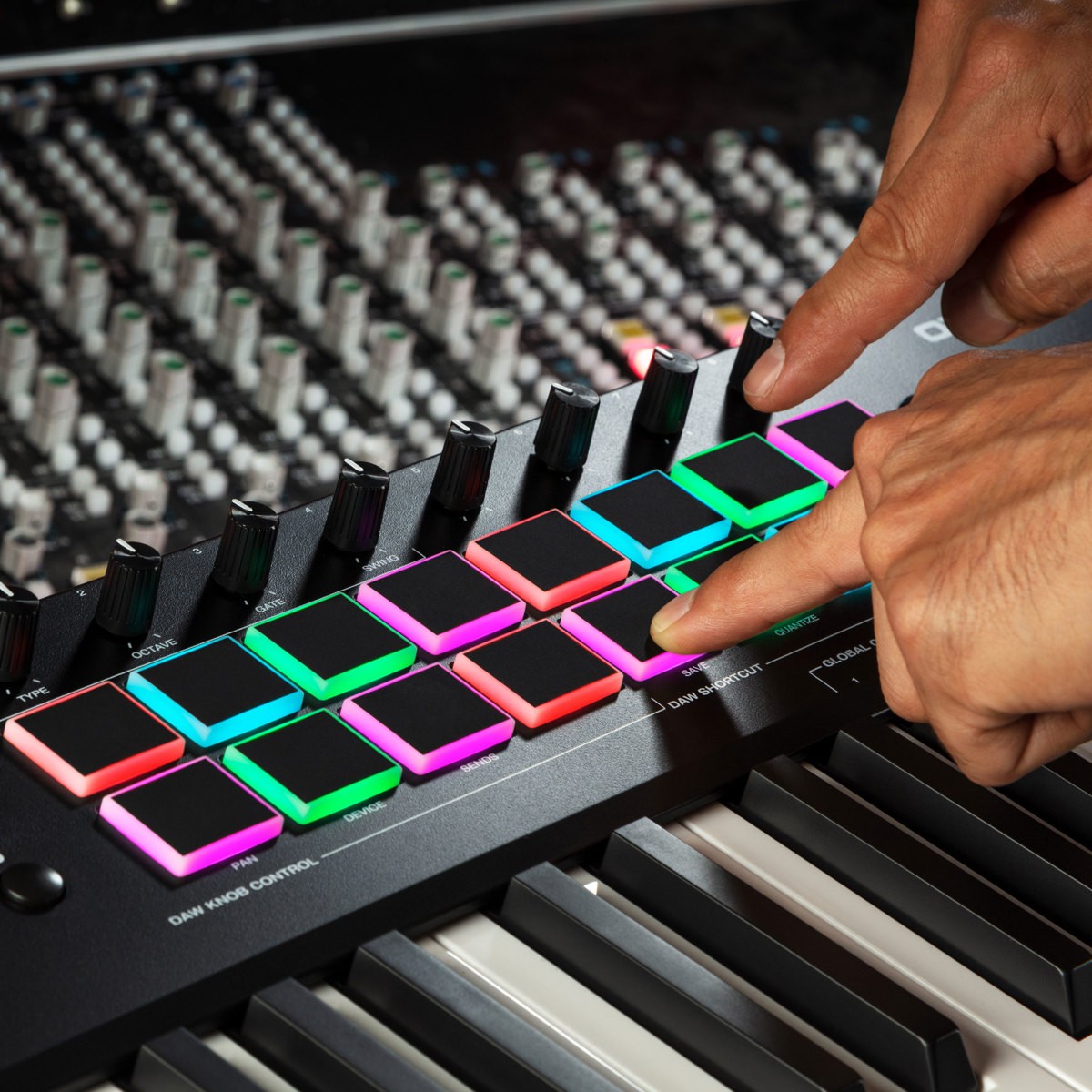 M-Audio Oxygen Pro 61 61-Key USB Powered MIDI Controller with Smart Controls and