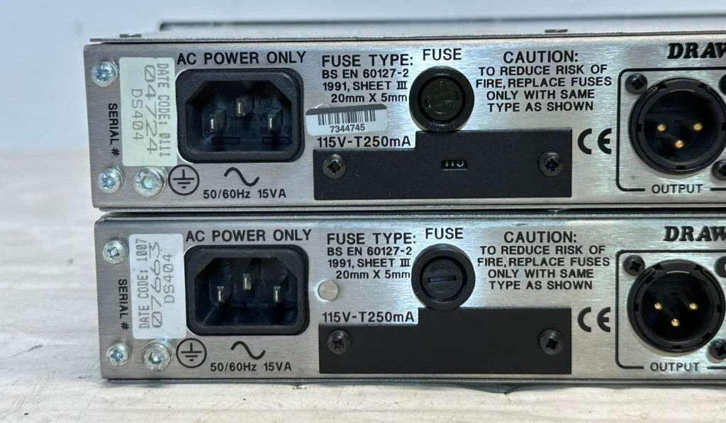Drawmer Quad Gate DS404 Quad Noise Gate #1023/24 (One)(TRUEHEARTSOUND)