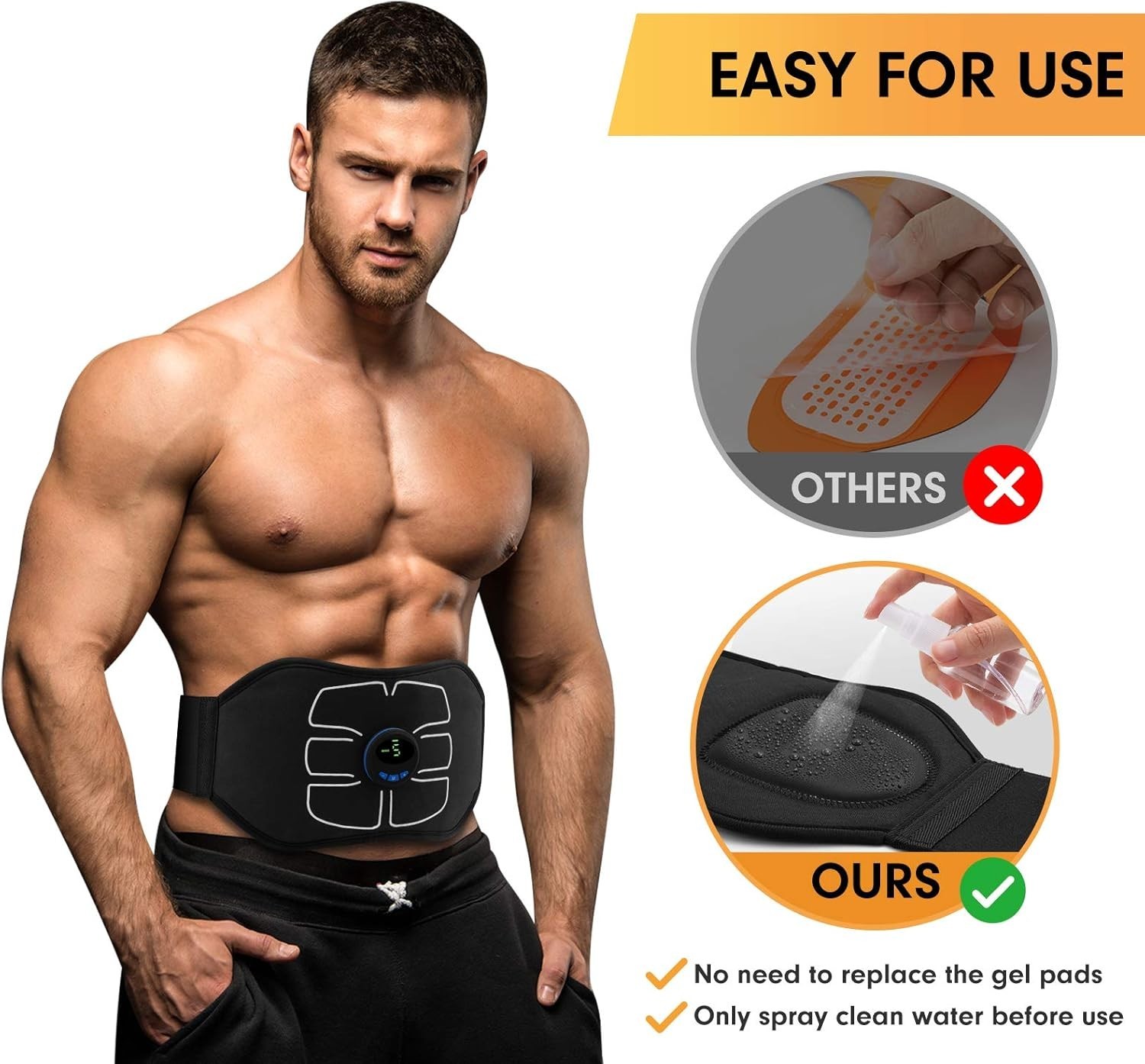 Lightweight Ab Machine - Sculpt Your Abs with 6 Training Modes at Home