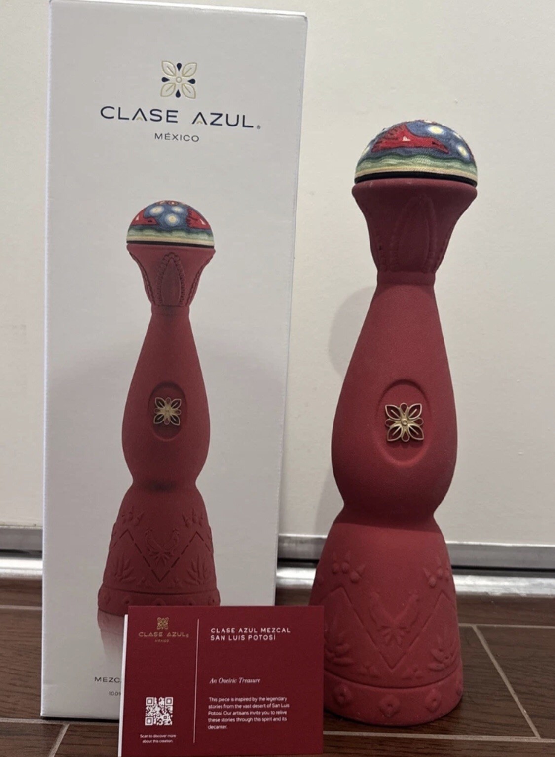 Clase Azul Mezcal San Luis Potosi 750ml Empty Bottle With BOX