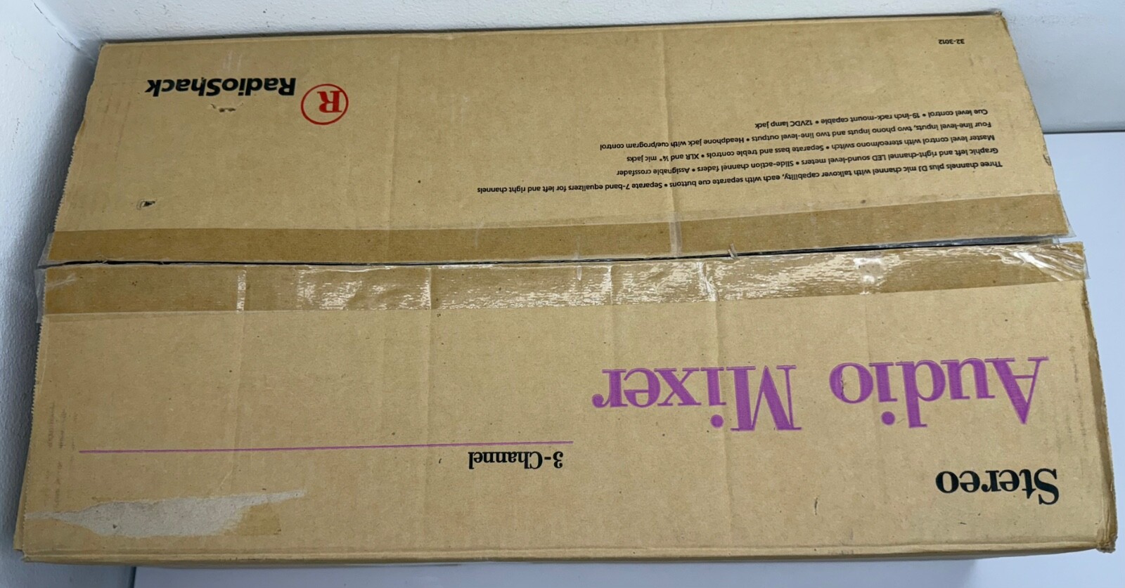 Vintage Radio Shack 7 Band Equalizer 3 Channel Stereo Sound Mixer 32-3012 NEW