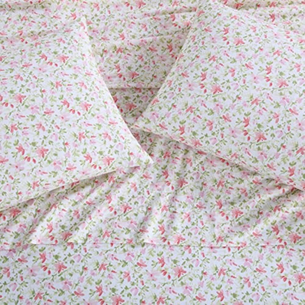 - Queen Bed Sheets, Cotton Percale Bedding Set, Lightweight & Breathable, Dorm E