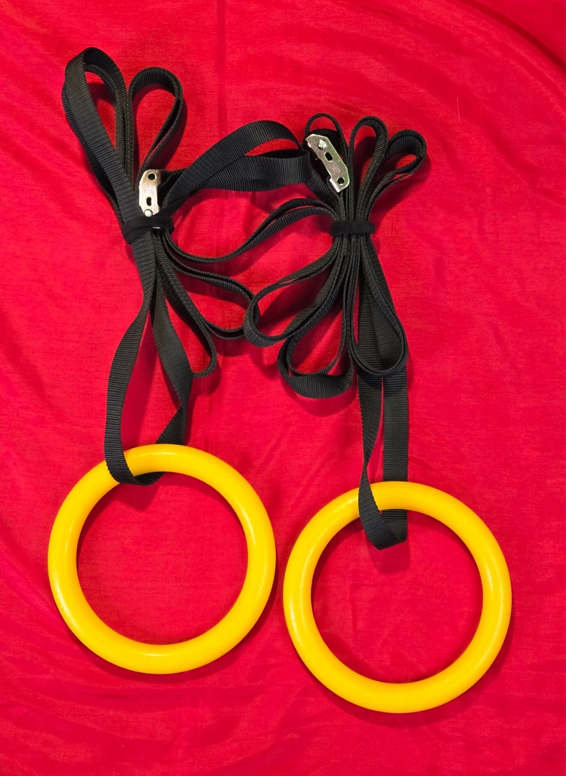 Nayoya Gymnastic Rings Set  w/Adjustable Straps For Full Body Strength Training
