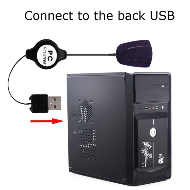 Wireless Mouse Remote Controller USB Receiver Mouse Keyboard Center Controller