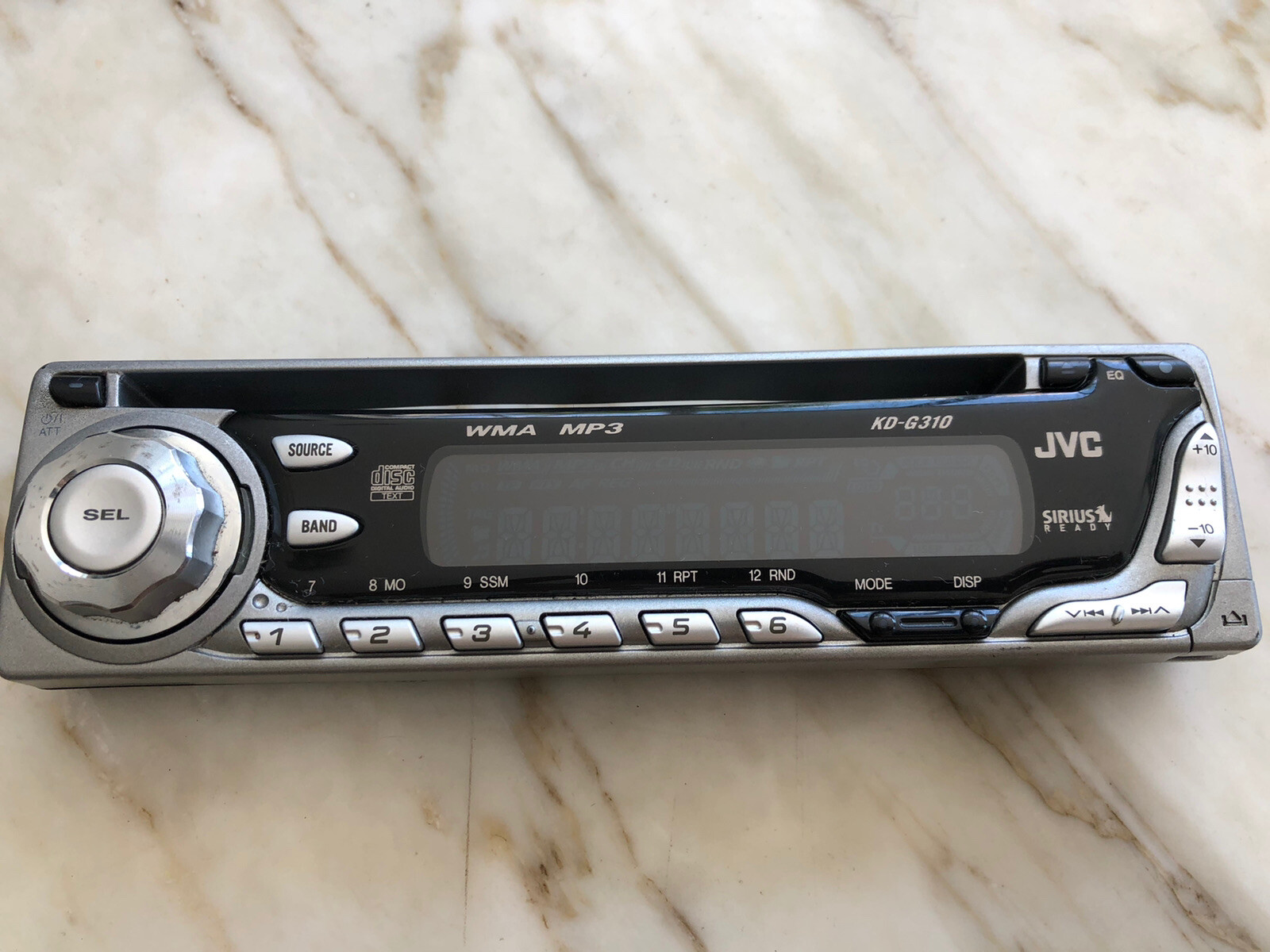 JVC KD-G310 STEREO DETACHABLE JVC KD-G310 FACEPLATE ONLY OEM🟠