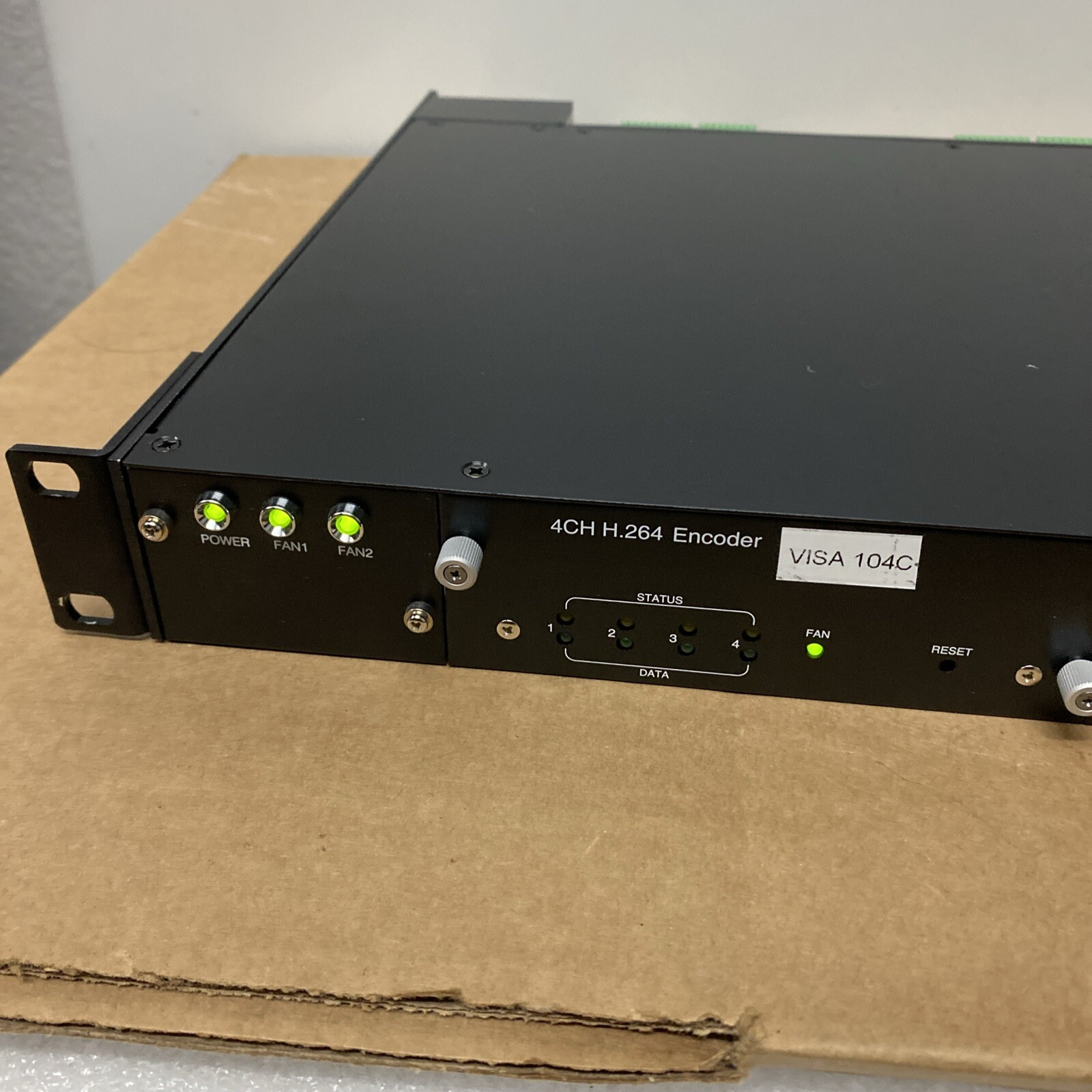 AMAG Visualizer 12 Channel 1U Modular Video Encoder EN-7912-A