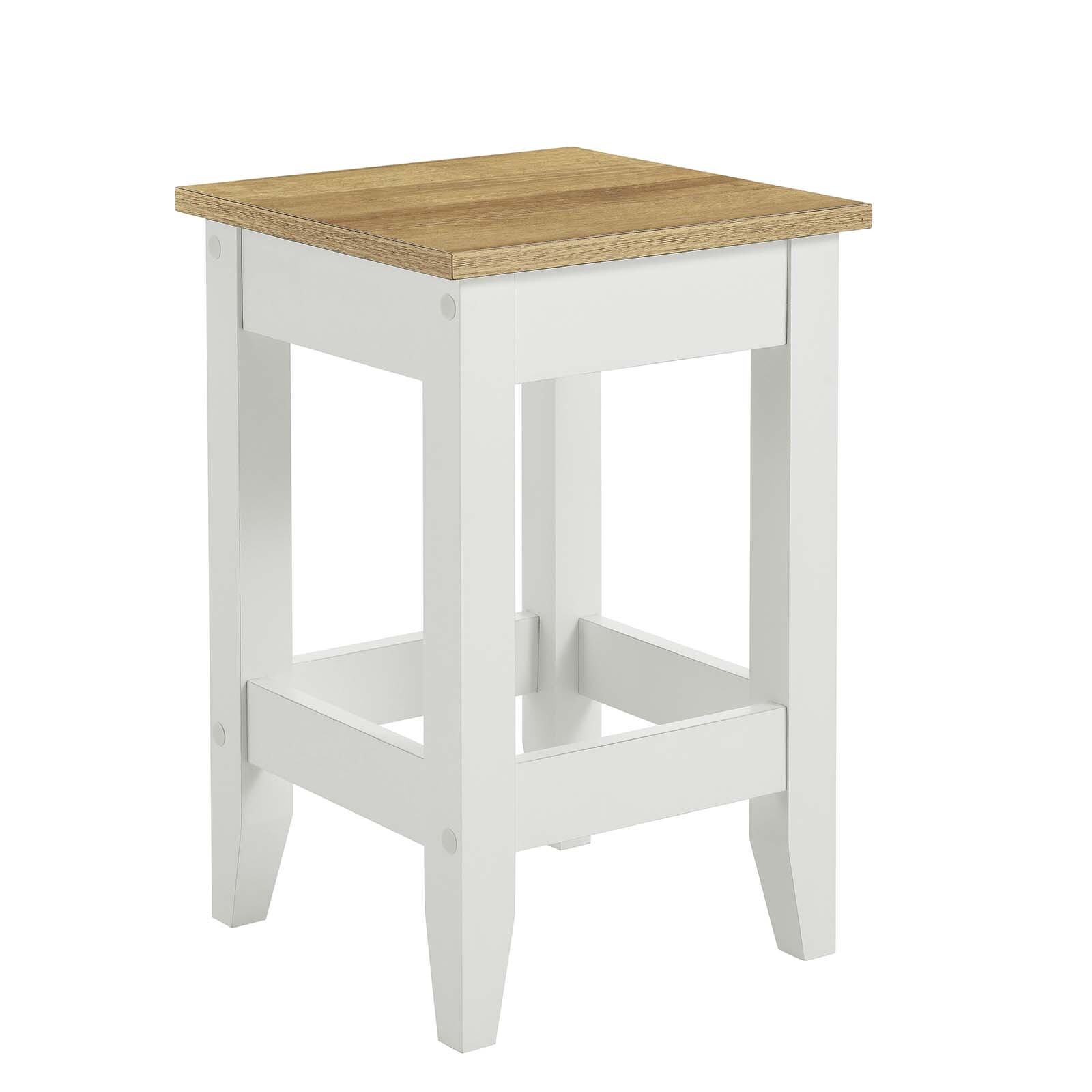 Modway Sunbrook Kitchen Stool in Oak White