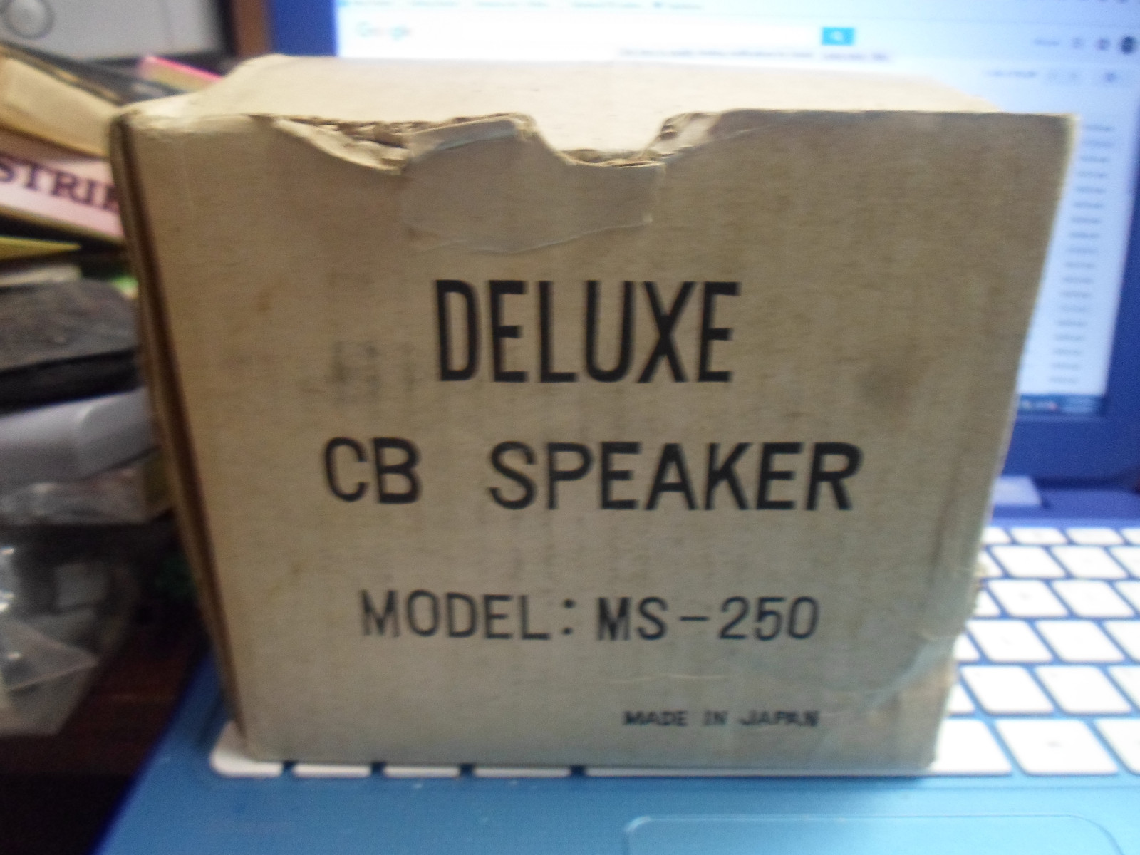 2 Four Star Deluxe CB Speakers model MS-250 made in Japan