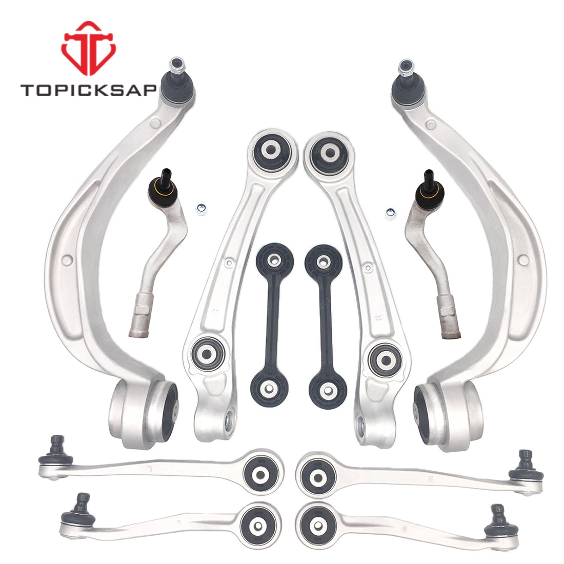 Control Arm Set of 12pc For 2011-2012 AUDI A4 A5 Q5 8K 8R 8T B8 8K0498998
