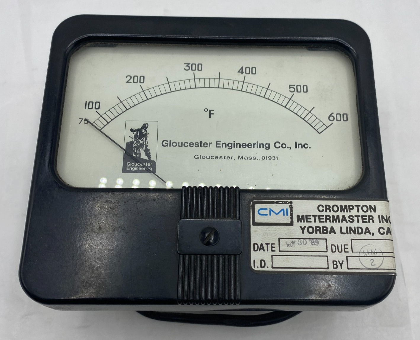 Simpson Panel Meter   Gloucester Engineering   75-600 F (5360)