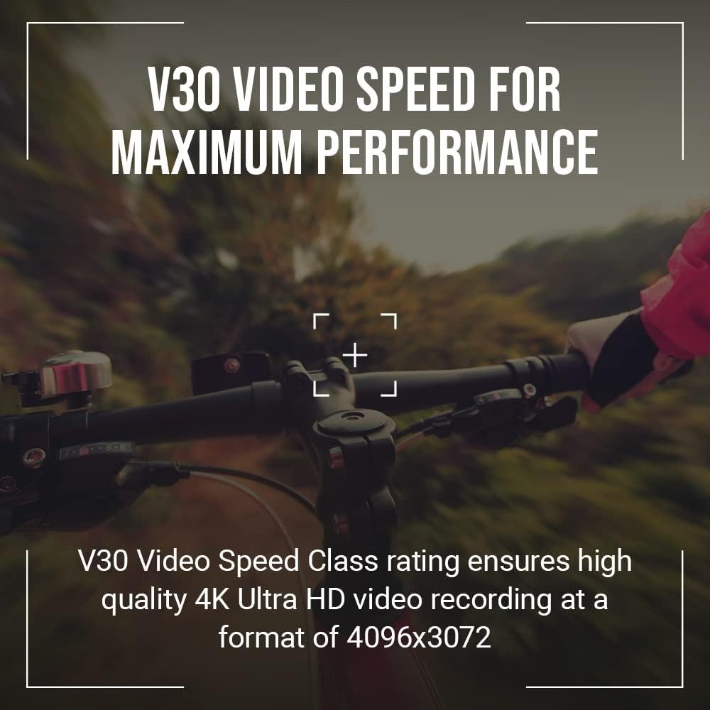 256GB Premier-X Class 10 U3 V30 microSDXC Flash Memory Card - 100MB/s, Class ...