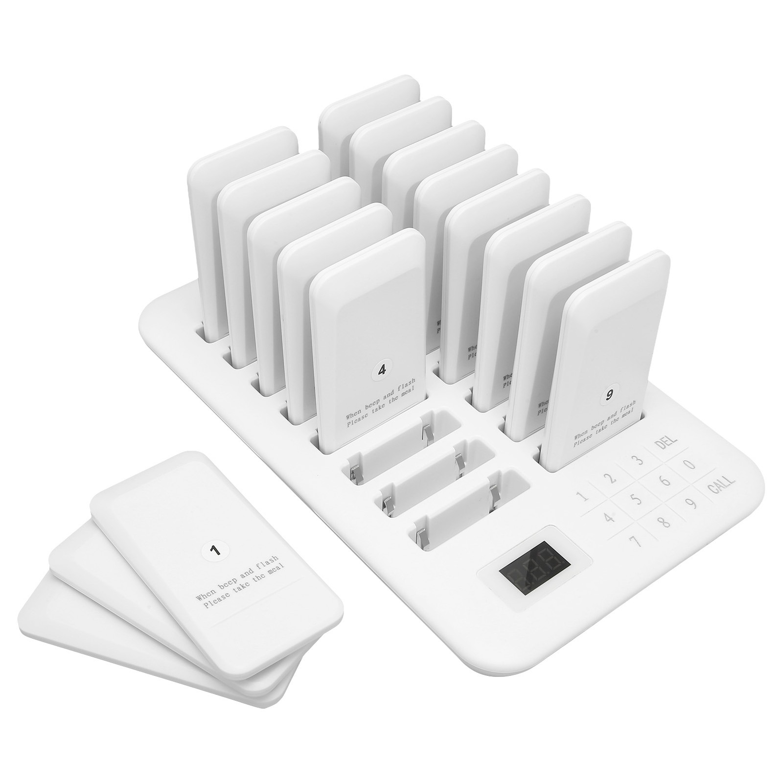 Wireless Calling System 1 Host Controls 16 Pager 800m Transmission Waterpro OTAF