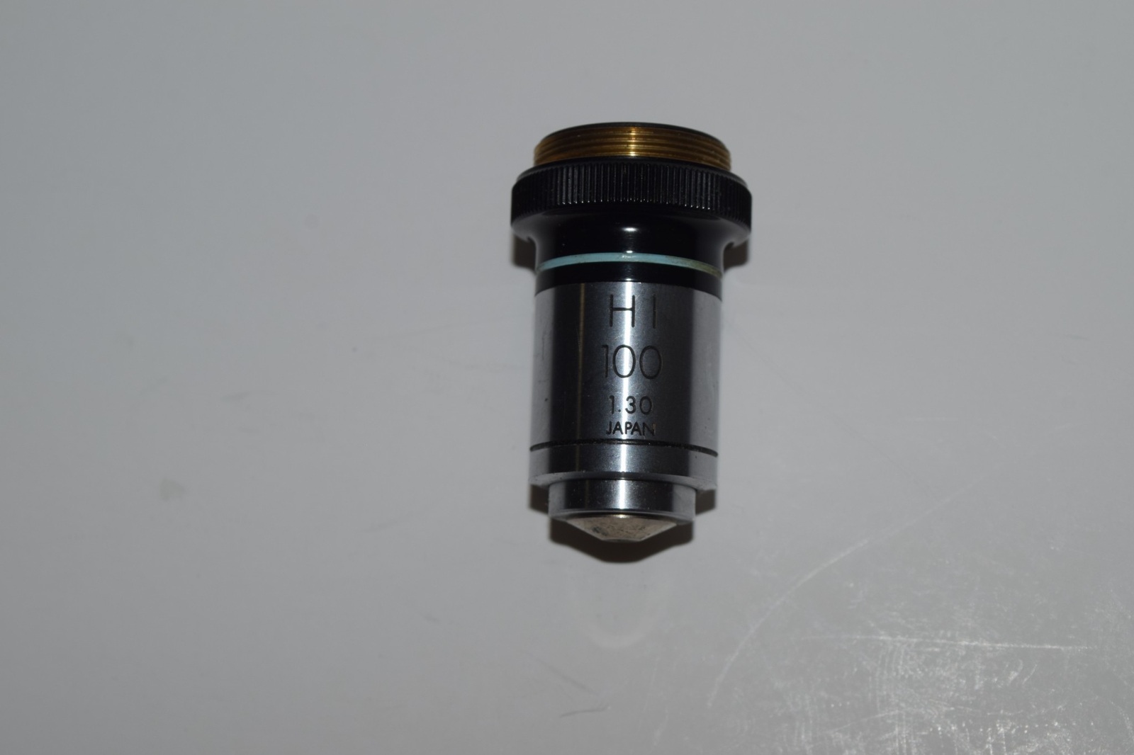 JM OLYMPUS HI 100 1.30 JAPAN MICROSCOPE OBJECTIVE (KLT29)