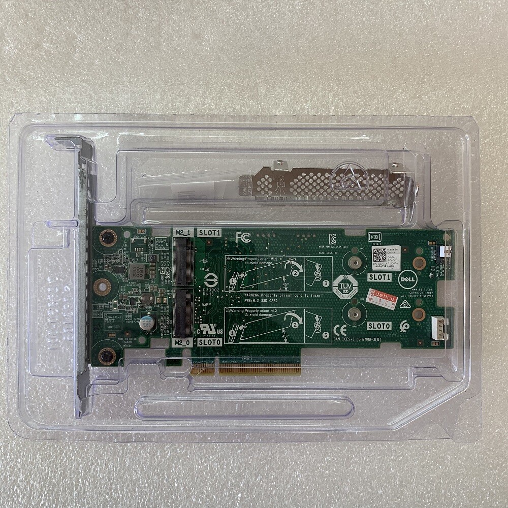 Dell Boss-S1 2x M.2 SSD PCIe High Profile Adapter Dell P/N:07HYY4 Tested Working