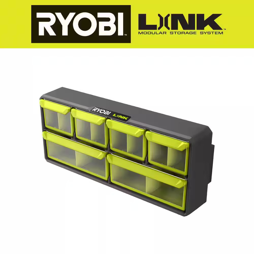 LINK 12-Compartment Wall Mounted Small Parts Organizer