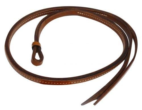 Showman 4' Leather Over Under Whip