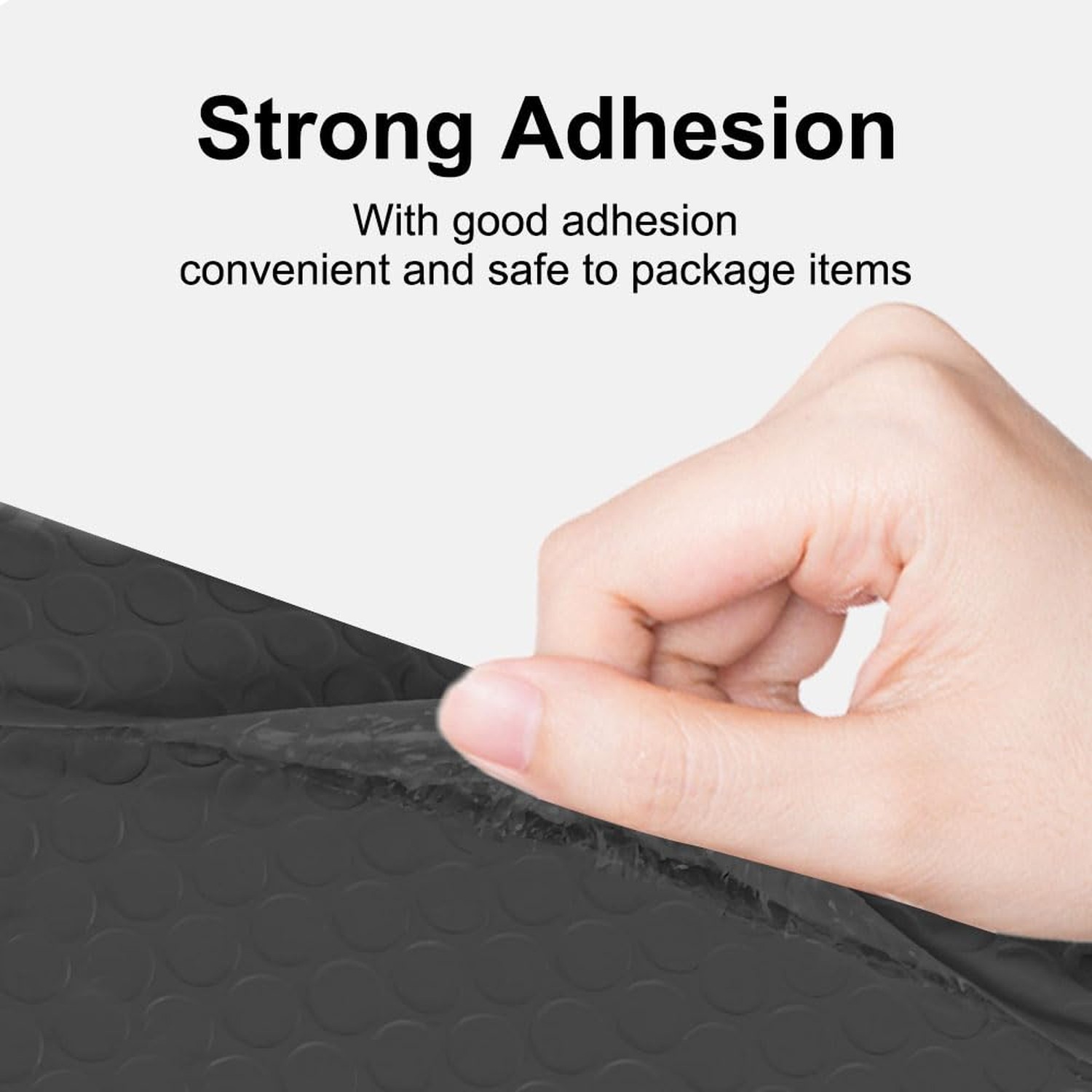 Koja Padded Bubble Mailers 6 X 10" 25-Pack - Self-Seal Shipping Envelopes Black