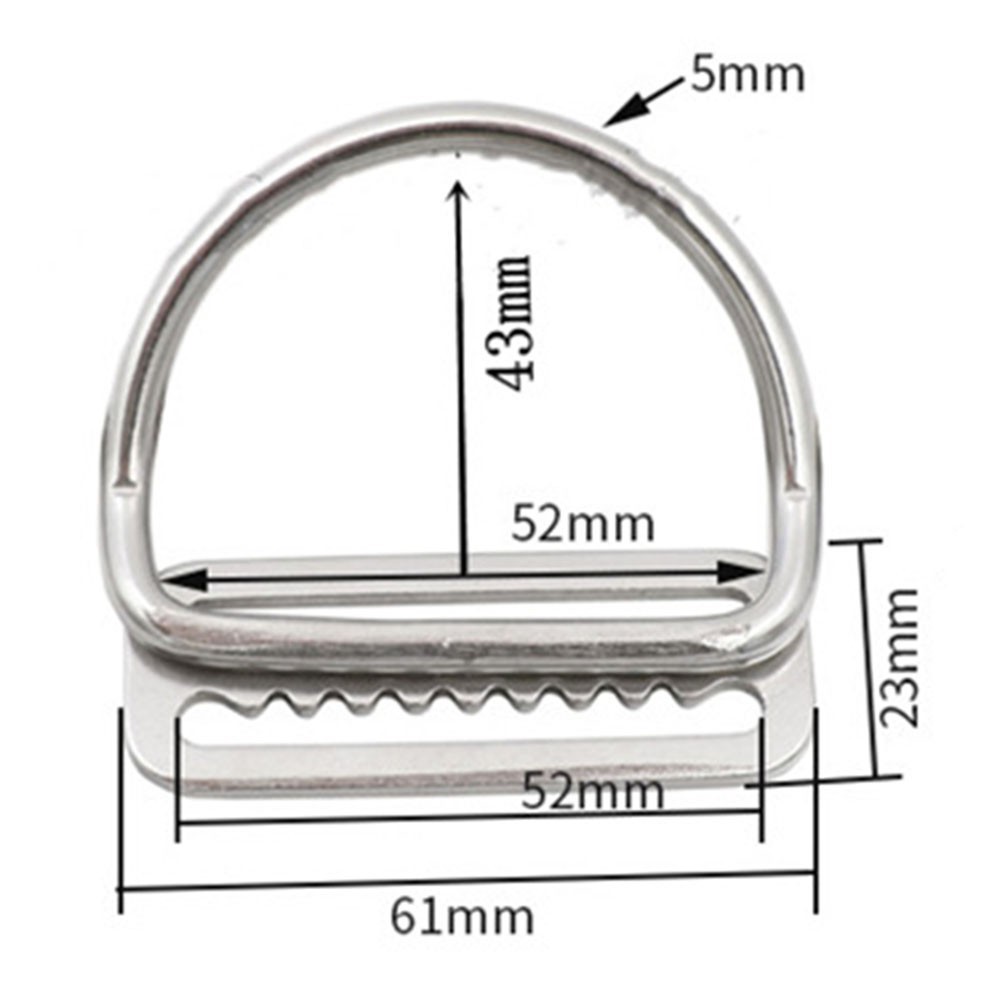 1 Pc Diving D-Ring Webbing Keeper Clip Webbing Strap Keeper
