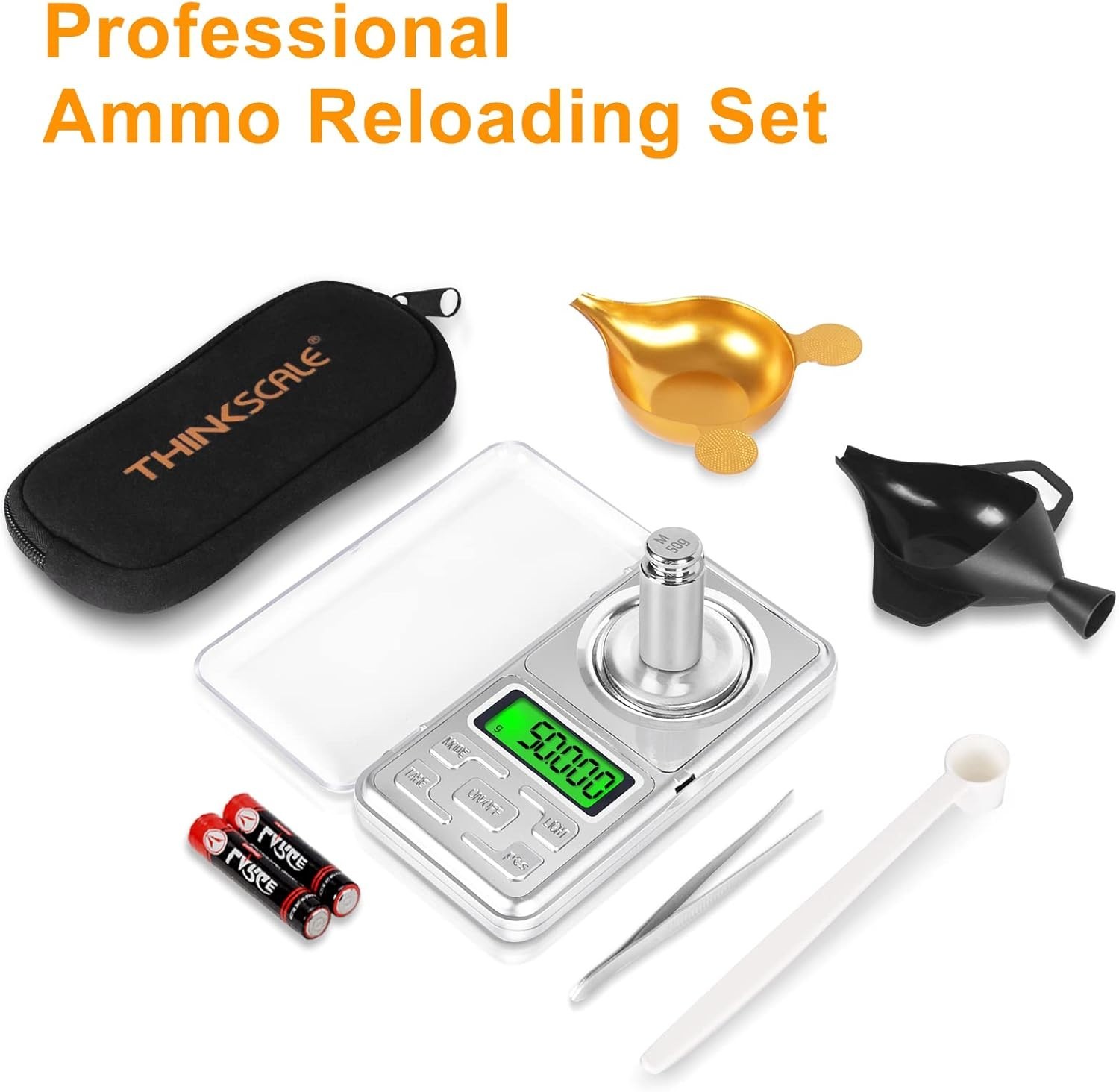 Digital Reloading Scale 1500 Grain / 0.1gn with LCD Display for Re...
