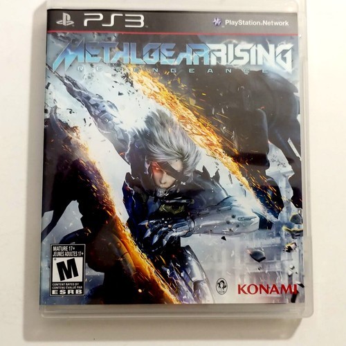 Metal Gear Rising: Revengeance - ps3 PlayStation 3 Authentic Replacement Case