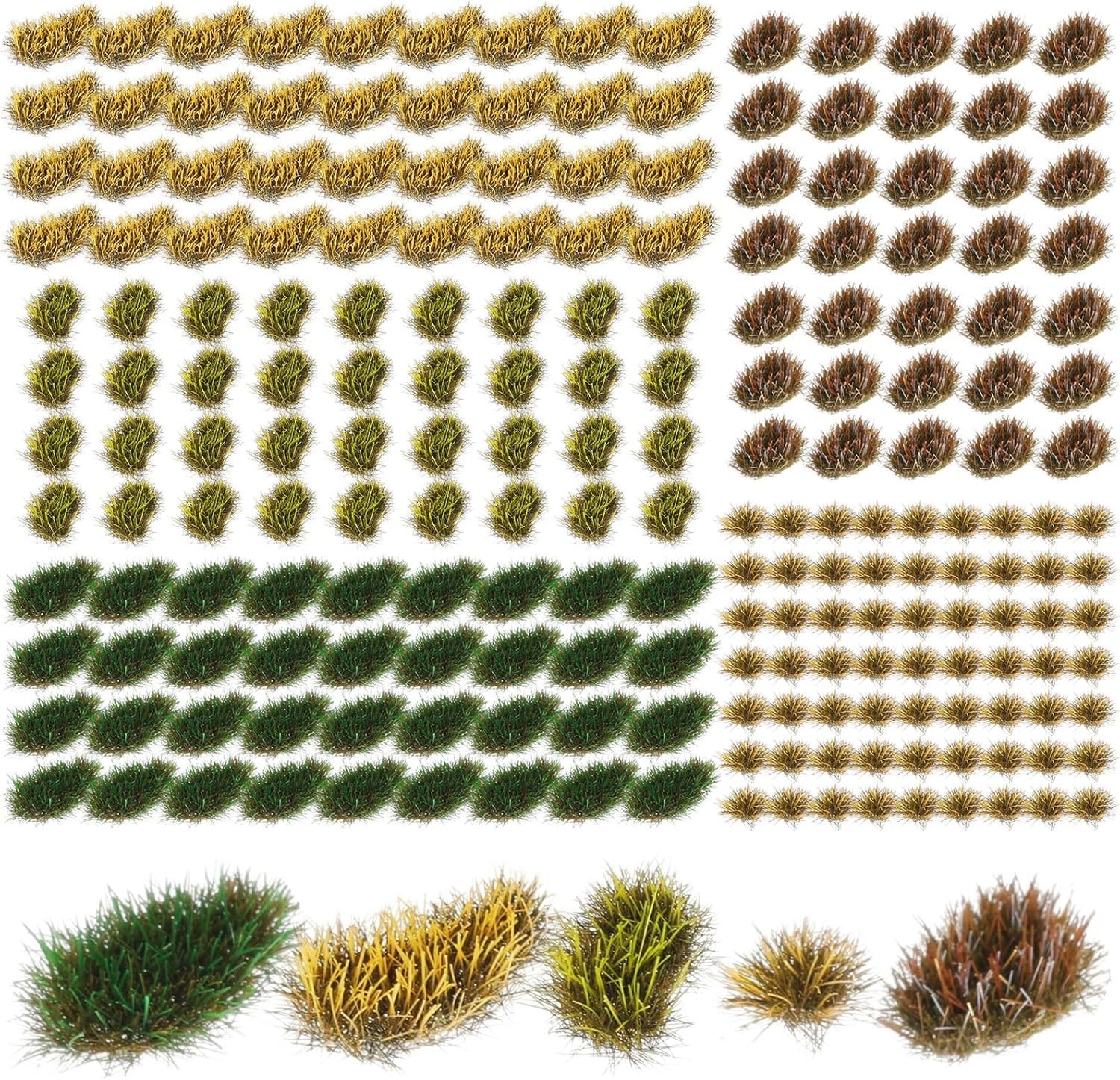 288 Pcs Layout Terrain Scenery Landscape Sand Miniature Basing Kit Diorama
