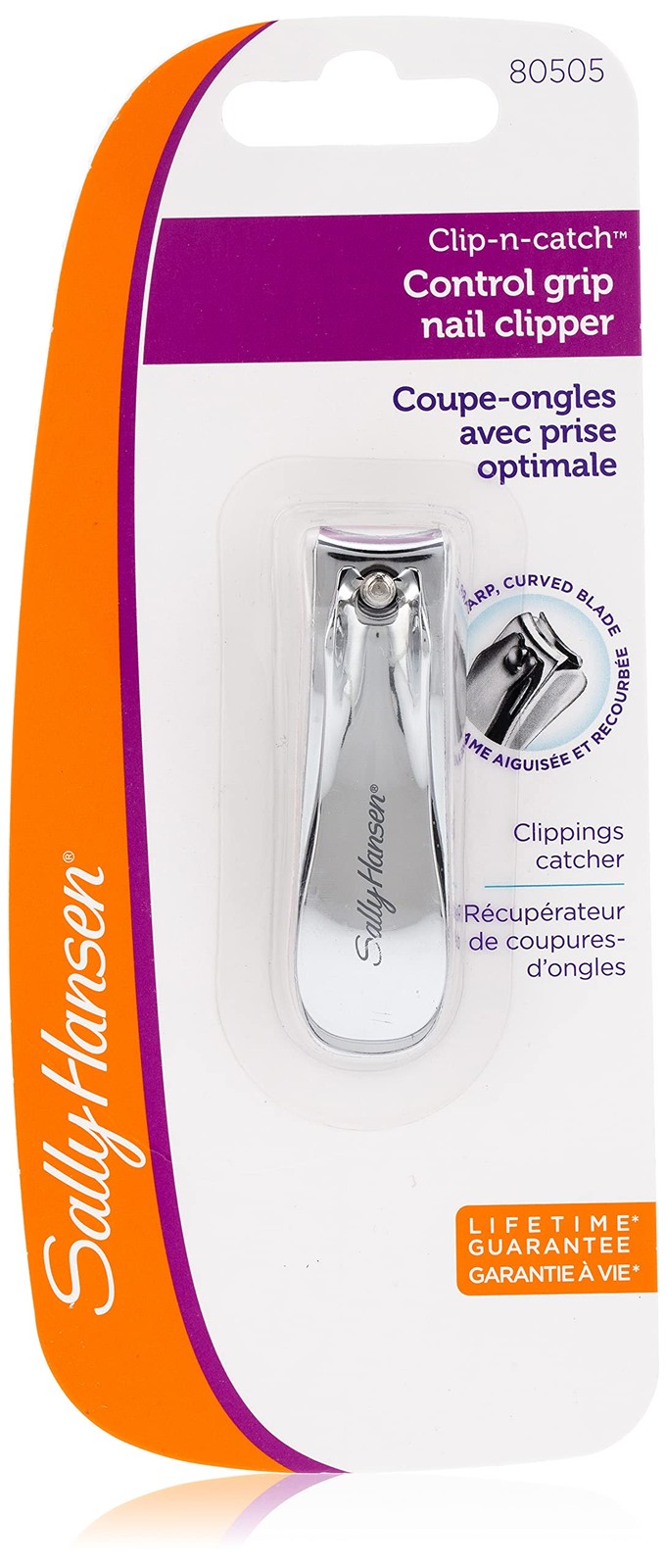 Sally Hansen Beauty Tools, Clip N' Catch-Control 1 Count (Pack of 1), White
