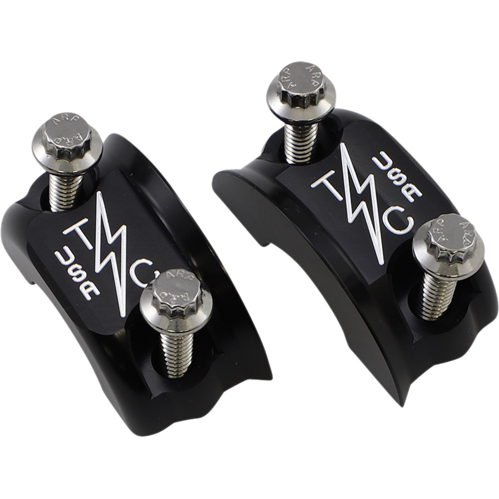 Thrashin Supply Company Perch Clamps - Clutch/Brake - Twice Cut TSC-2703-4