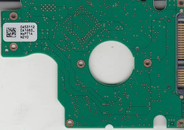 HTS541080G9SA00, 0A53112 DA1683, 0A50672, DA1519, Hitachi SATA 2.5 PCB...