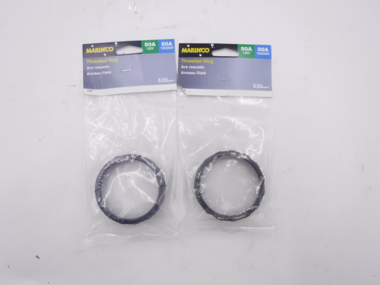 2 Pack Marinco Threaded Locking Sealing Ring 50A 125/250V 500R