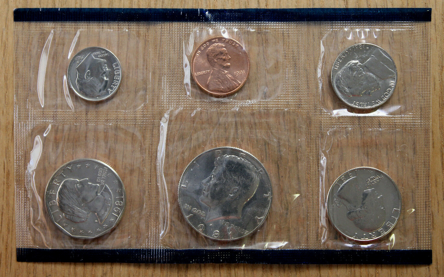 1981 Mint Set - Uncirculated Coins - 13-Coin Set - P & D