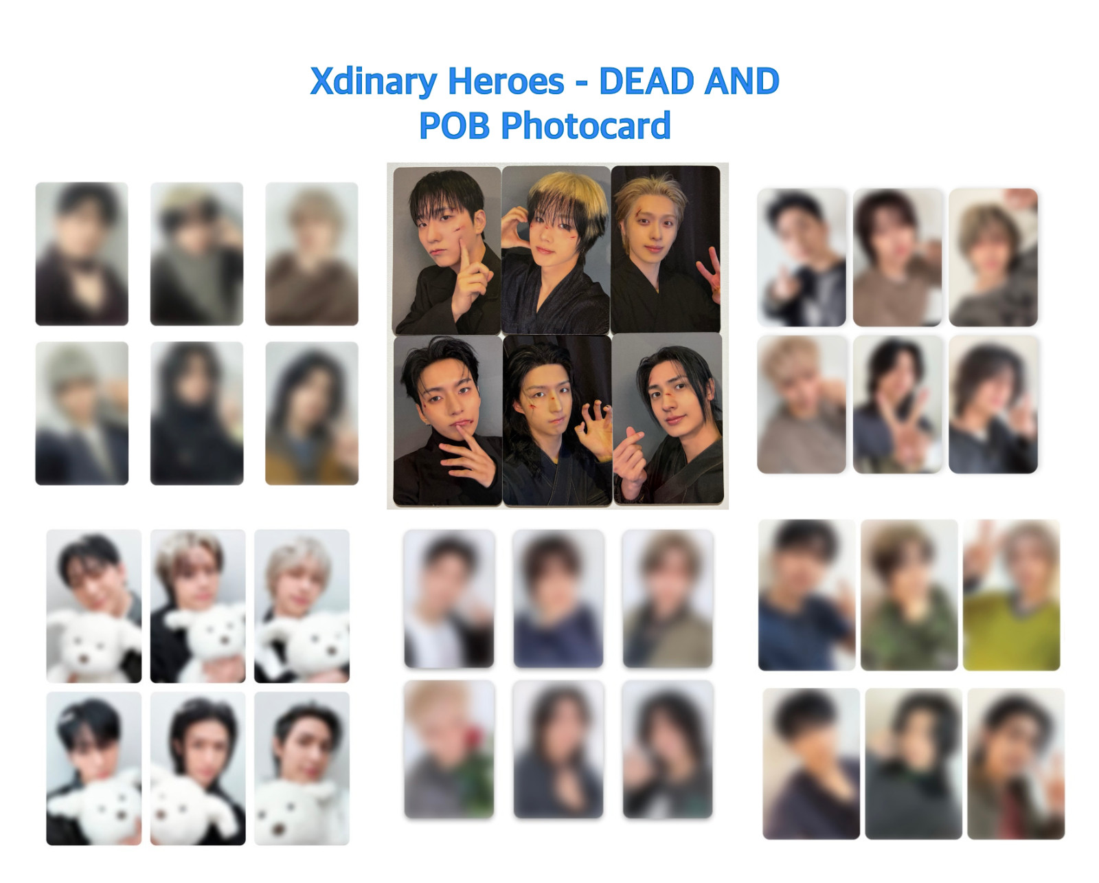 Presale[Xdinary Heroes] DEAD AND POB Photocard