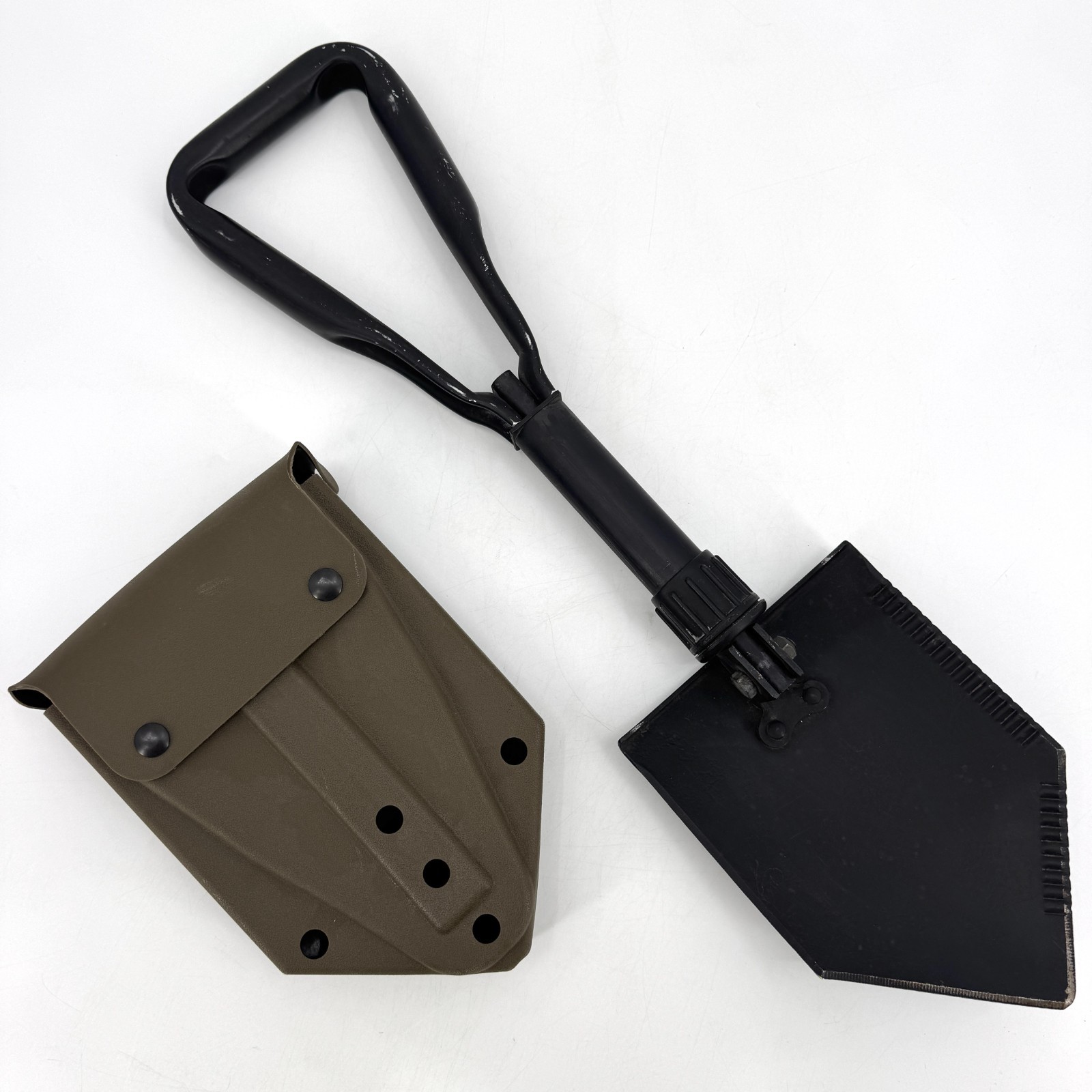 USGI Entrenching Trifold Folding Etool E-tool Shovel VGC w/ NEW Cover