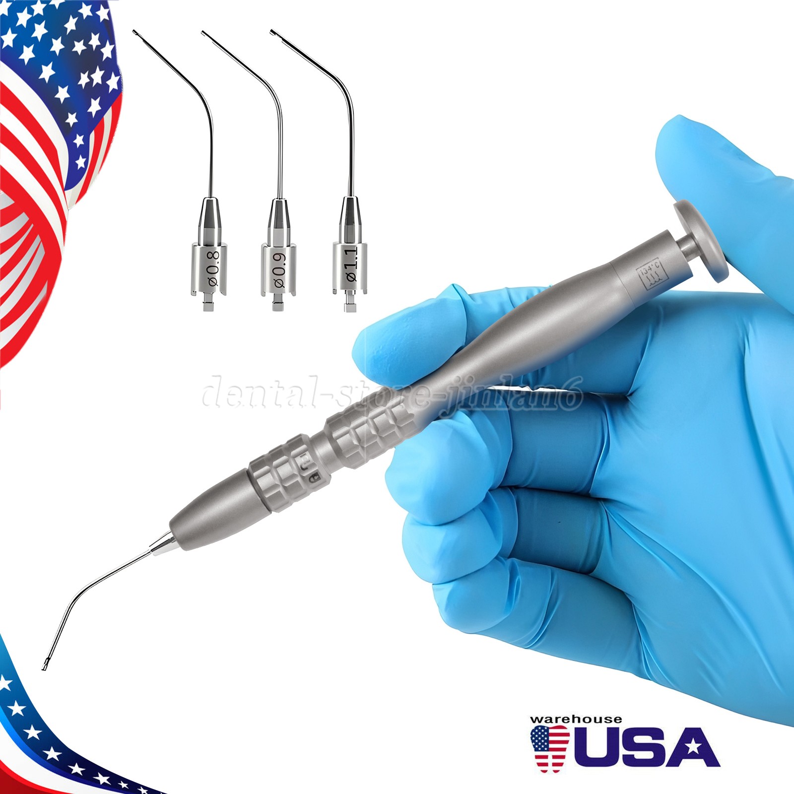 Dental Broken File Extractor Endodontic Removal System Kit Endo Root Canal Tools