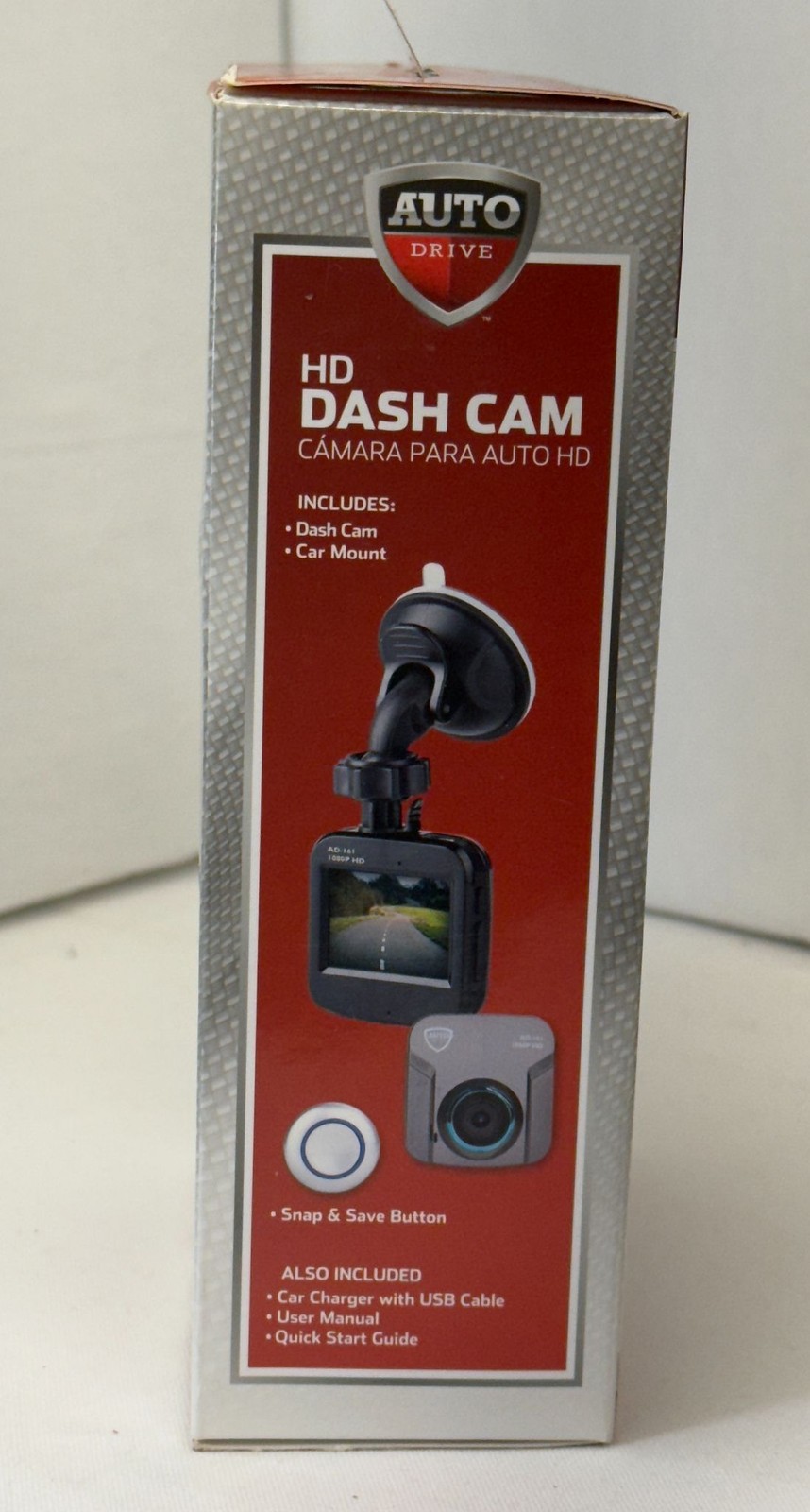AUTO DRIVE HD Dash Cam 1080P Quick Mount G-Sensor 2 LED Display New
