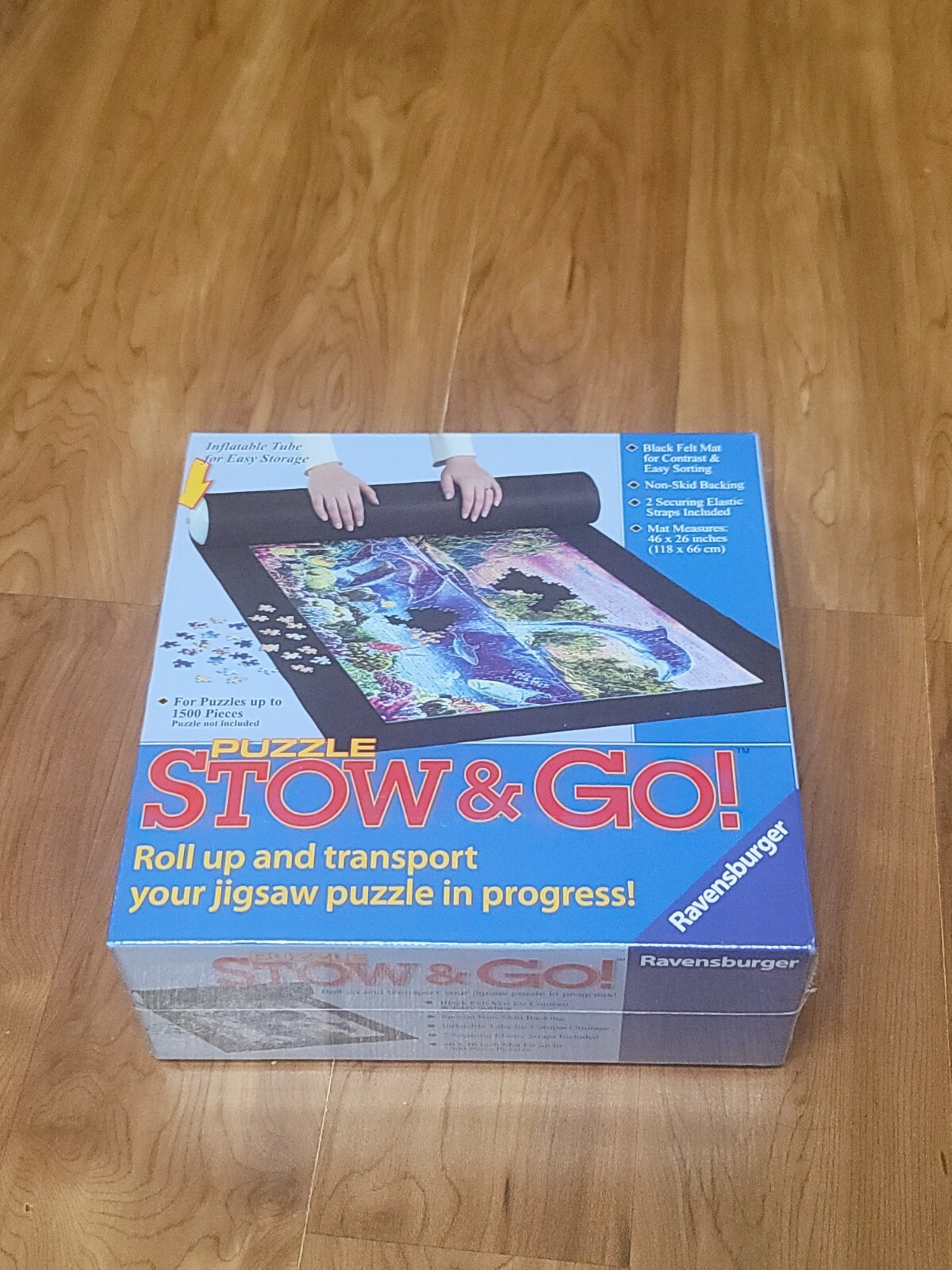 Ravensburger Puzzle Stow & Go Inflatable Tube for Easy Puzzle Storage NEW Sealed
