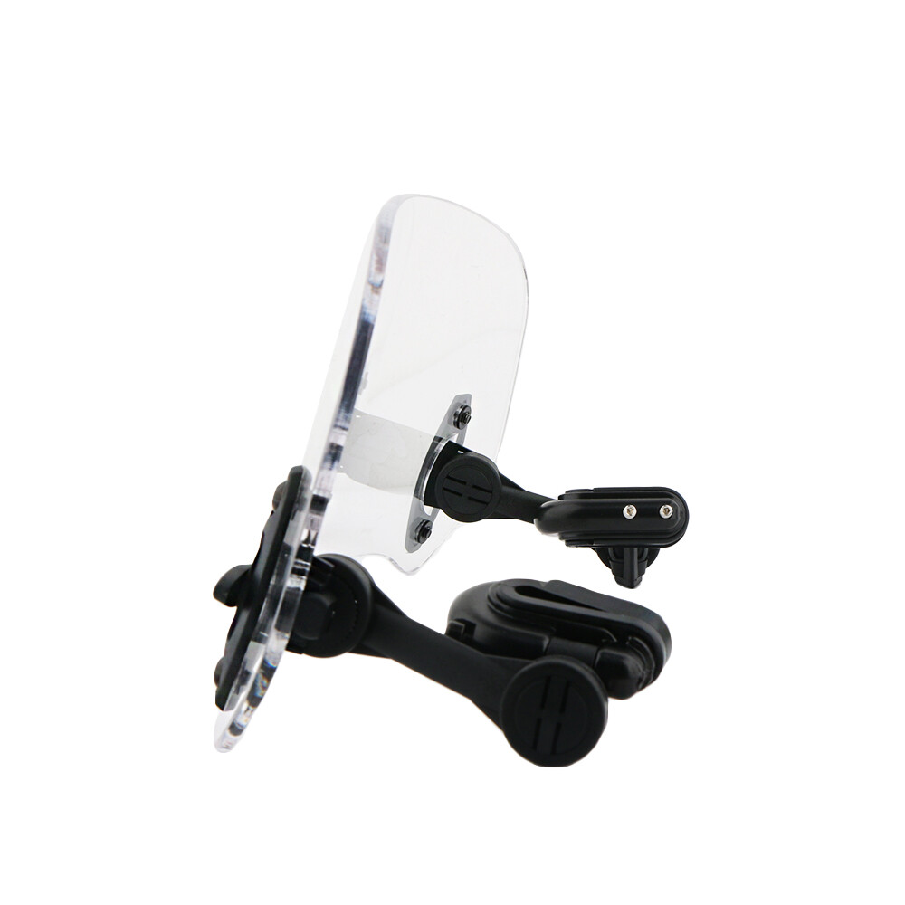 Motorcycle Adjustable Clip-on Windscreen Extender Windshield Extension Universal