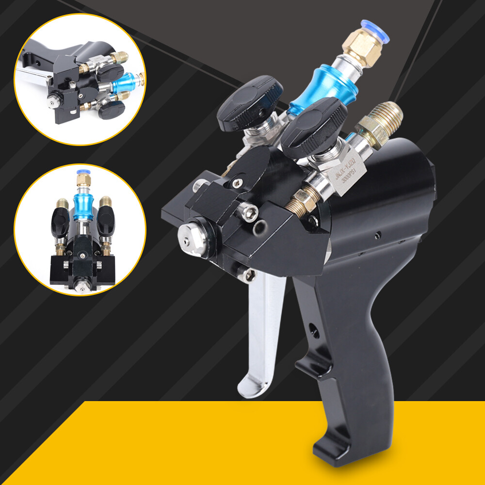 P2 PU Foam Spray Gun Polyurethane P2 Air Purge Spray Gun Self-cleaning Black