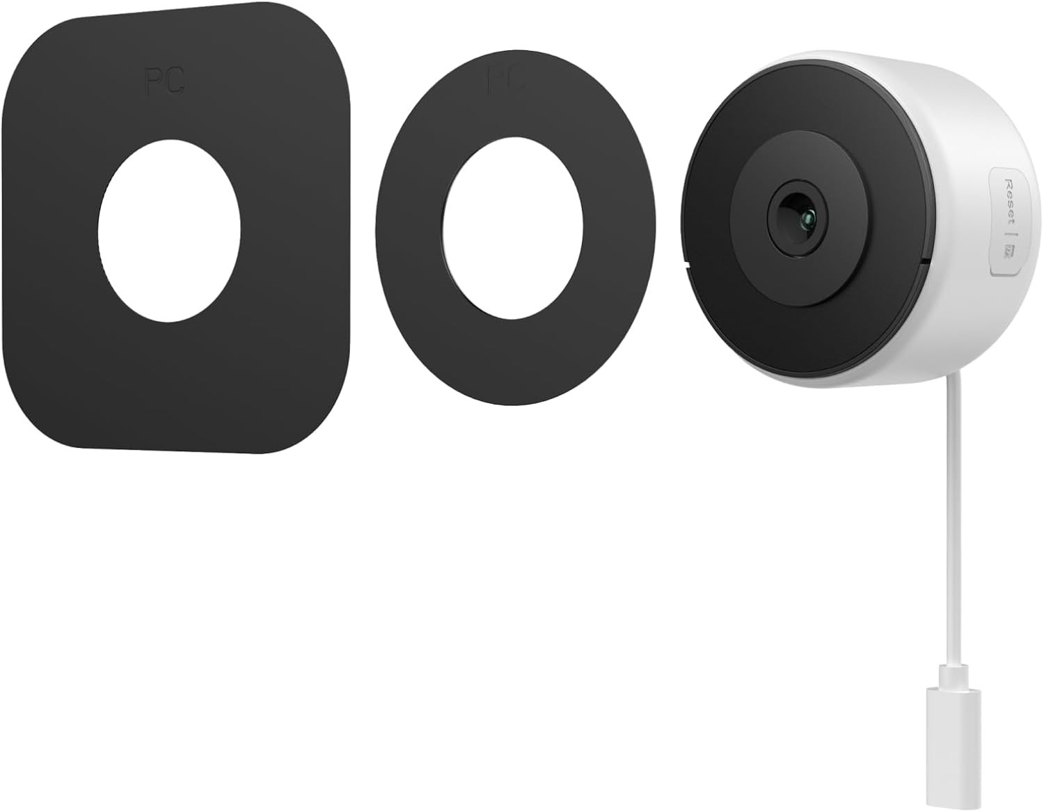 Luna 2K Window Security Camera with Smart AI Alerts & Quick Peel-and-Stick Mount