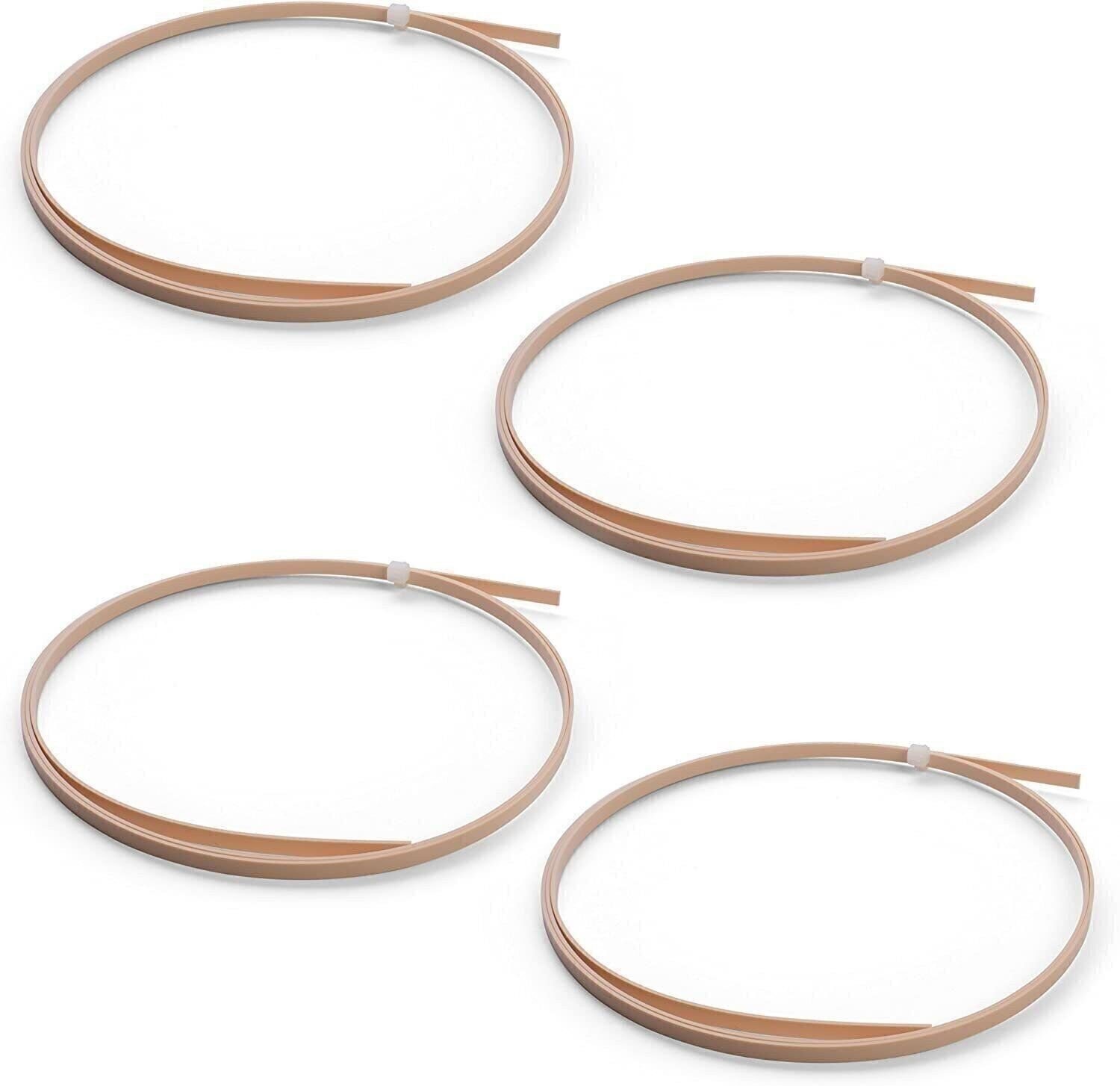 StewMac Cream ABS Plastic Binding, 65" Long x .040" x .250" - 4 Pack