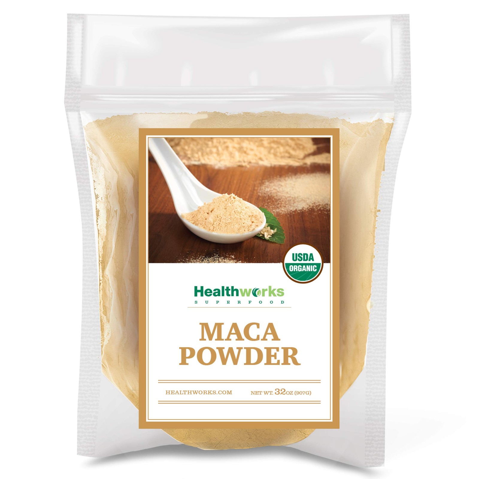Healthworks Superfoods Organic Maca Powder Raw - 32 Oz / 32 Ounce (Pack of 1)